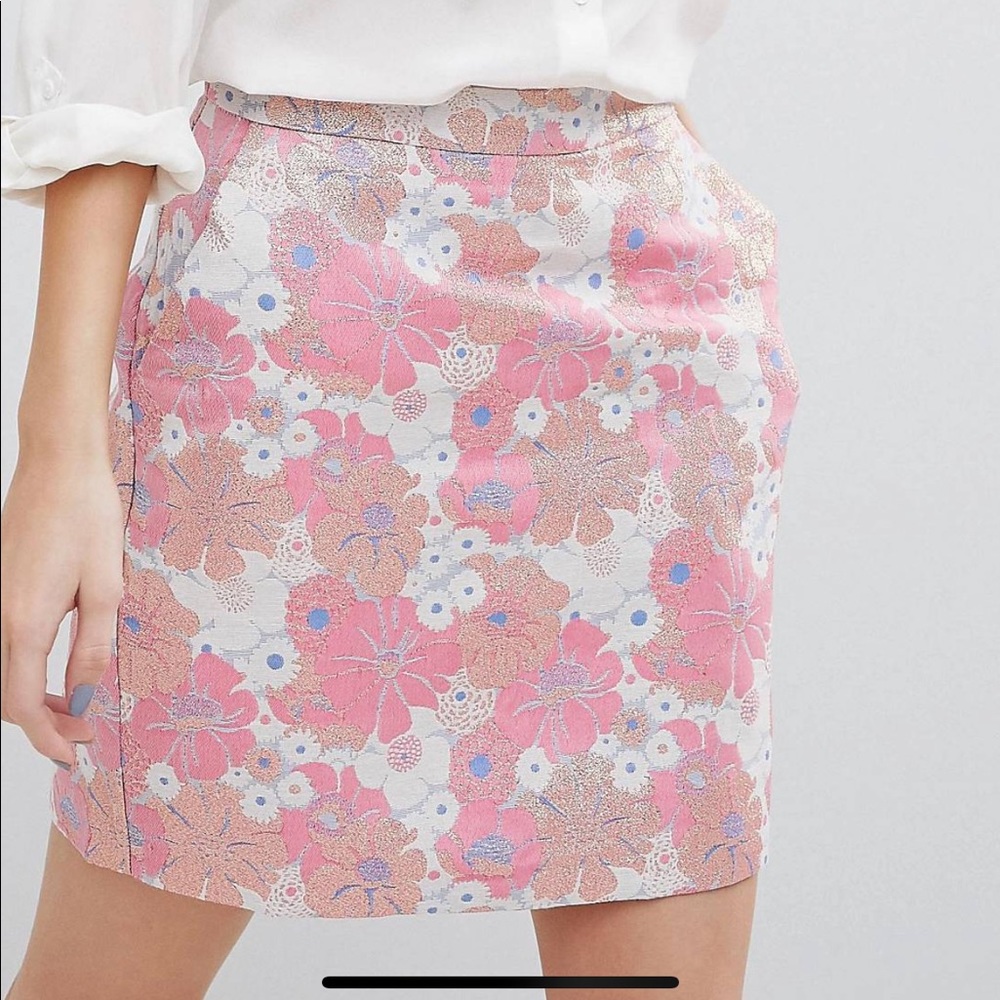 ASOS Mini floral skirt